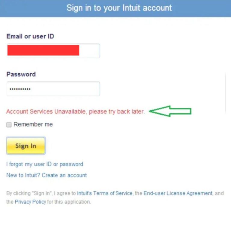 QuickBooks Online Login Problem